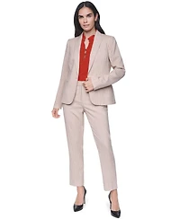 Tommy Hilfiger Women's Pinstripe One-Button Blazer