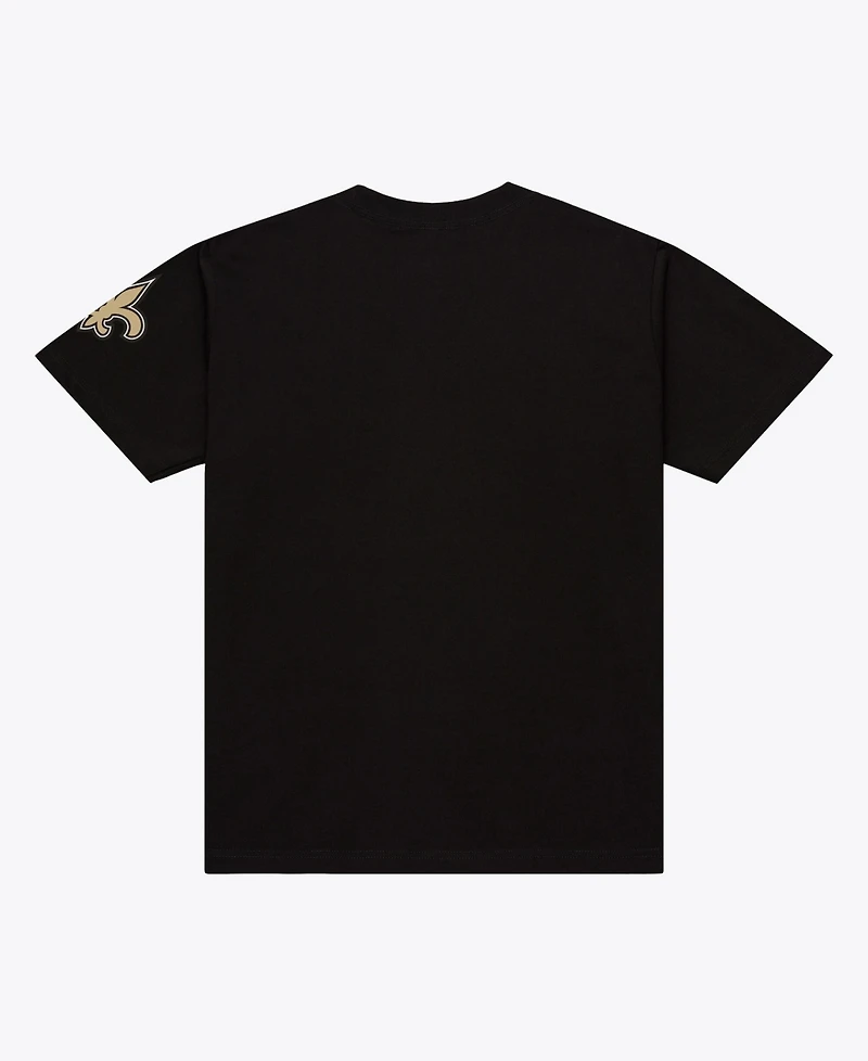 Men's Mitchell Ness Black New Orleans Saints Head Coach Classic T-Shirt