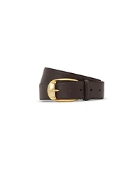 Reiss Women's Leather Rounded Buckle Belt