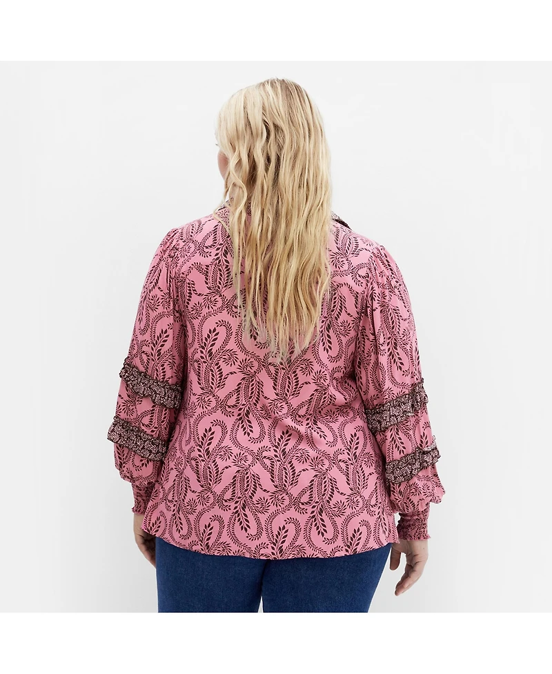 City Chic Women's Plus Dreamweaver Shirt