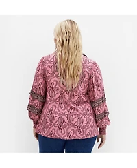 City Chic Women's Plus Dreamweaver Shirt