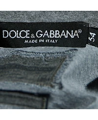 Pre-Owned Dolce & Gabbana Women's Distressed Signal Corps Graphic V-Neck T-Shirt