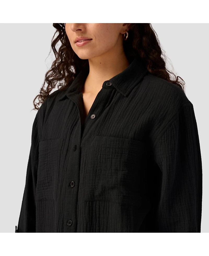 Backcountry Women's Cotton Gauze Long-Sleeve Button-Up Shirt