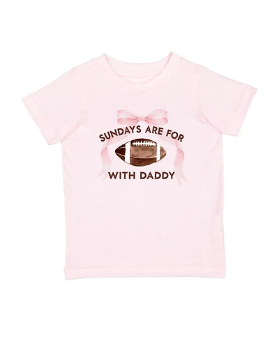 Sweet Wink Baby Girls Sundays Are For Football Short Sleeve T-Shirt