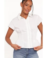 Petal and Pup Women's Ione Peplum Shirt