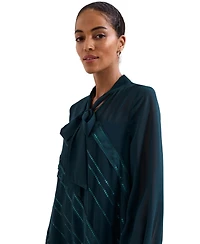 Phase Eight Women's Sonali Satin Embellished Long-Sleeve Dress
