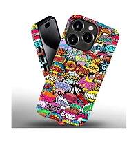 Lisen Comic Boom 2-Layer Anti-Slip Grip Phone Case Compatible with Apple iPhone 14 Pro Max