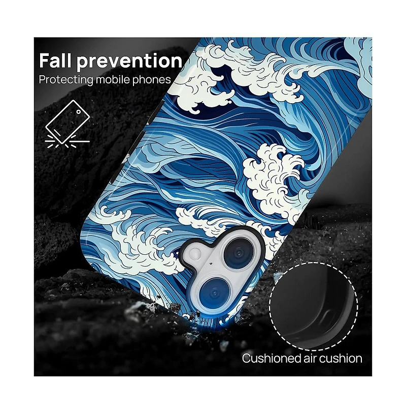 Lisen Dual-Layer Phone Case Compatible with Apple iPhone 16 Plus
