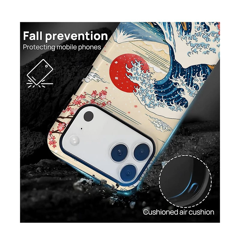 Lisen 2-Layer Phone Case Compatible with Apple iPhone 17 Pro
