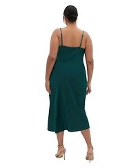 City Chic Plus Adelina Twist Slip Dress