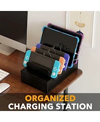 Danrong Multi Device Charging Station Docking Organizer For Laptops Tablets Phones
