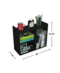 Danrong Adjustable Double H Desktop Organizer Multi Functional Storage Shelf For Desk