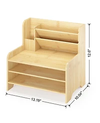Danrong 3 Tier Desk Organizer Desktop Paper Tray Mail Holder