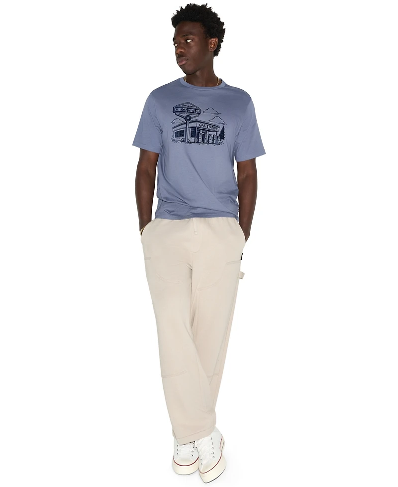 Converse Men's Chuck Taylor Gas Station Graphic T-Shirt