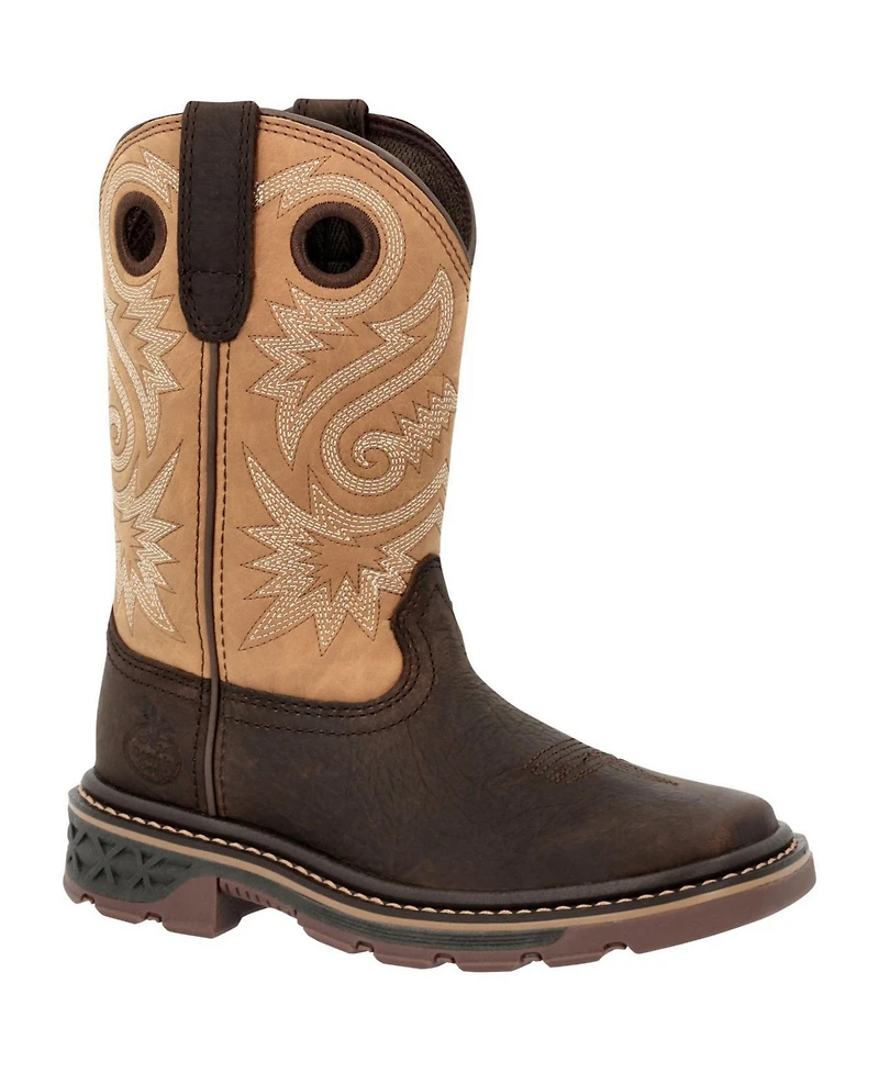 Georgia Boot Kids (3.5 -7 )M Litle Carbo-Tec Flx Pull-On