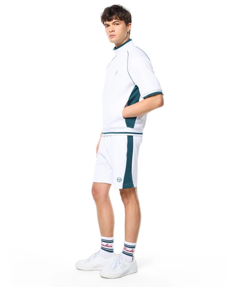 Sergio Tacchini Men's Pannello Short Sleeve Track Jacket