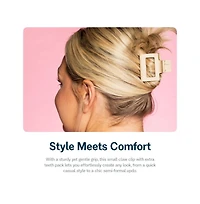 Gimme Beauty Fine Hair Extra Grip More Teeth Clip Extra Teeth Design for Strong Hold No-Slide Accessories for Thin, Fine Hair