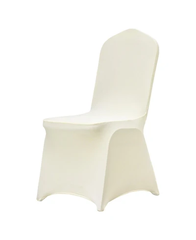 Slickblue 100 Pack Spandex Folding Chair Covers for Wedding and Events
