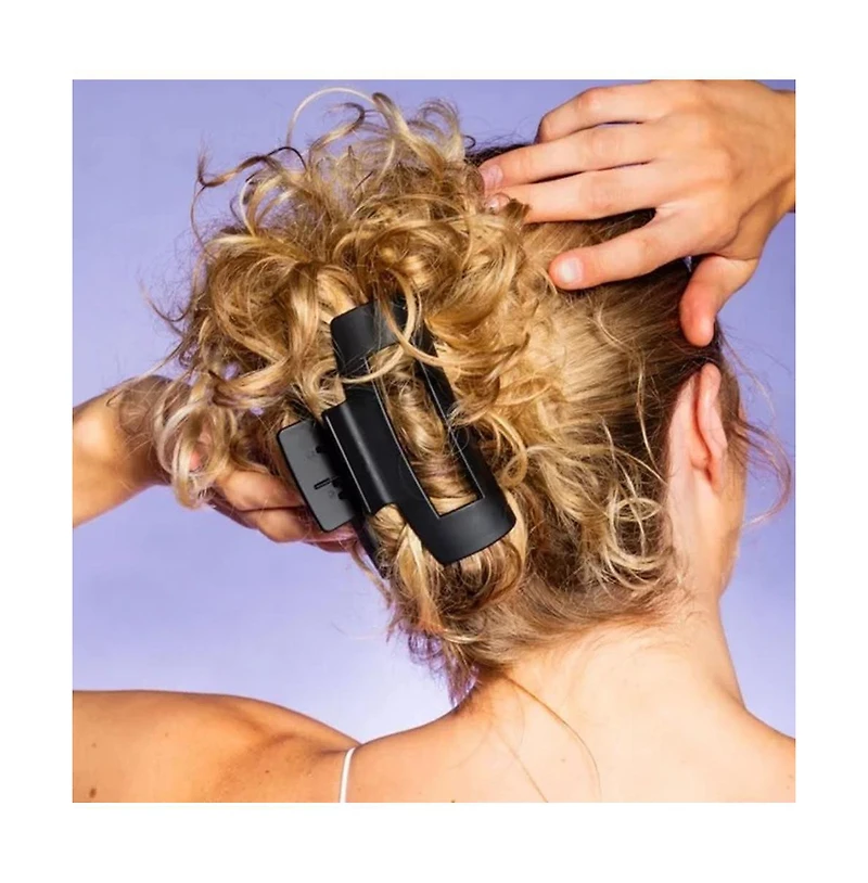Gimme Beauty Large Cavity Claw Clip Strong Hold Hair Accessory for Thick, Long Hair Break Resistant Rectangle Clip with No Slip Grip