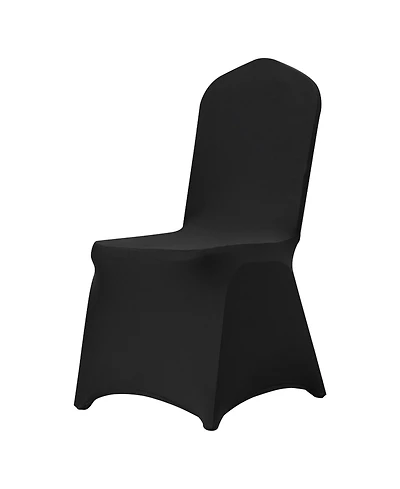 Slickblue Pack Spandex Folding Chair Covers for Wedding and Events