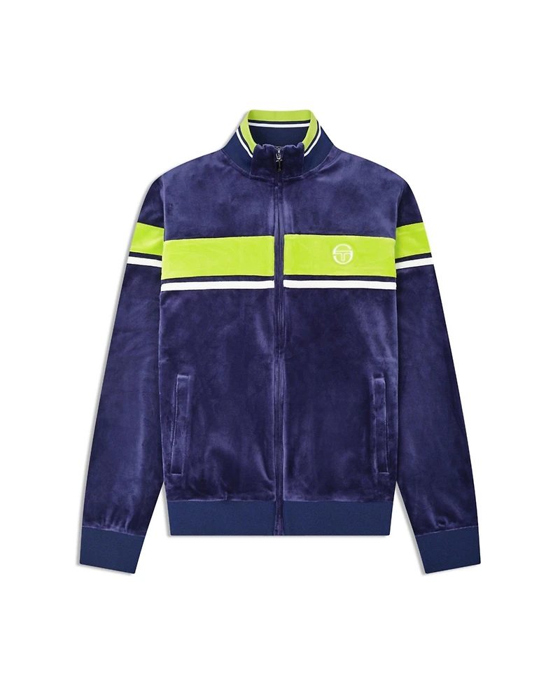 Sergio Tacchini Men's Damarindo Velour Track Jacket
