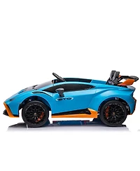 Yobtop 24V Kids Electric Ride-On Drift Car with 360-Degree Drift, Led Lights, Ages 3-6