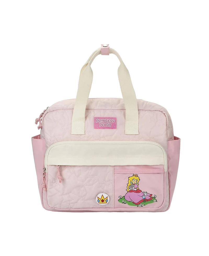 Super Mario Bros Mini Backpack with Character Icons and Adjustable Straps