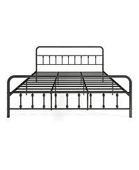 Mecale Bed Frame with Headboard and Under Bed Storage