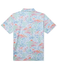 Chubbies Men's The Washed Ashore Performance Stretch Polo Shirt