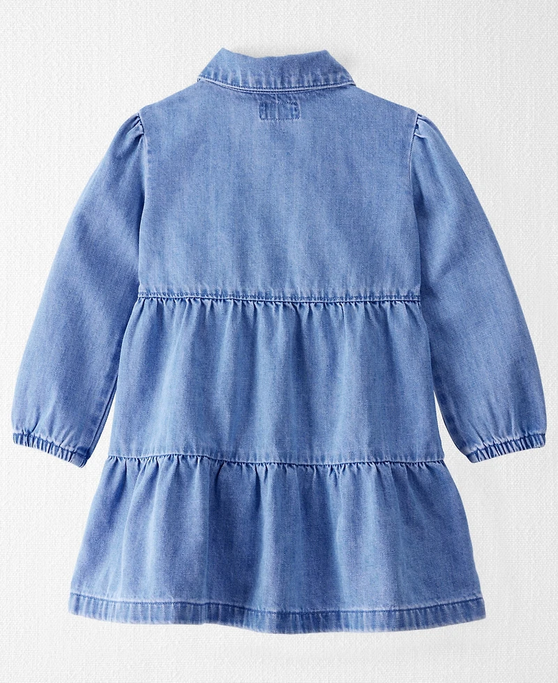 Carter's Little Planet Toddler Girls' 2T-5T Denim Dress