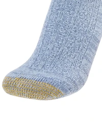Gold Toe Women's Cable-Knit Reinforced Toe Knee-High Socks, 2-Pack