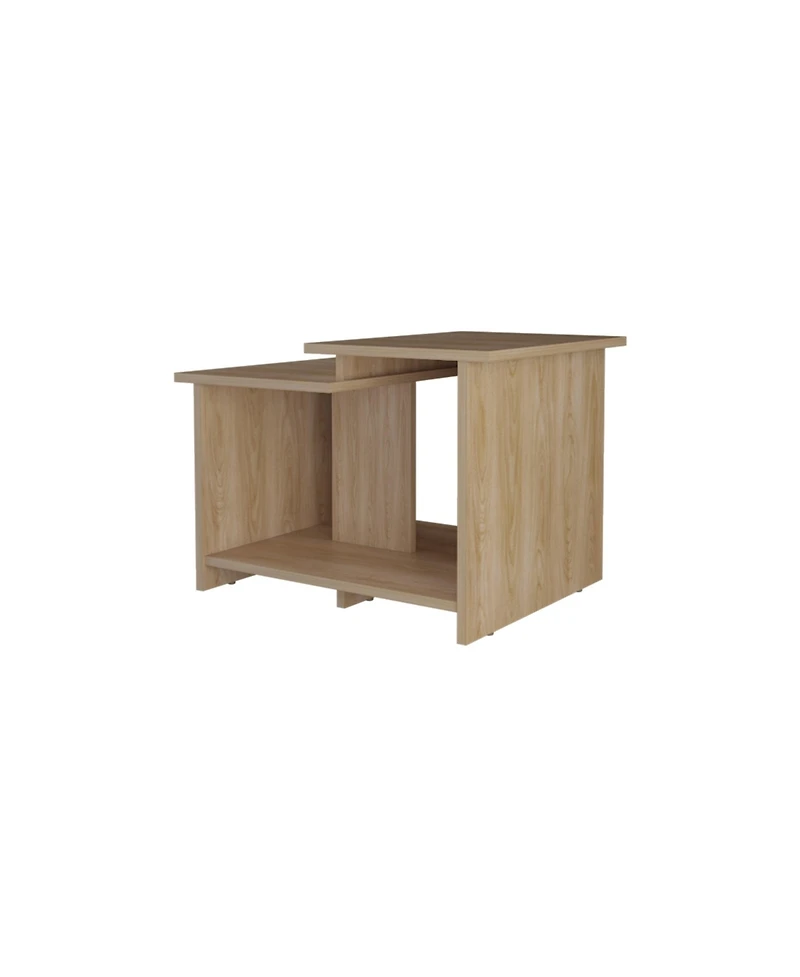 Fm Furniture Naco Coffee Table with Open Storage, Melamine Finish