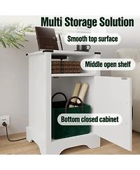 Flynama 2-Pack 16" Farmhouse Charging Nightstand