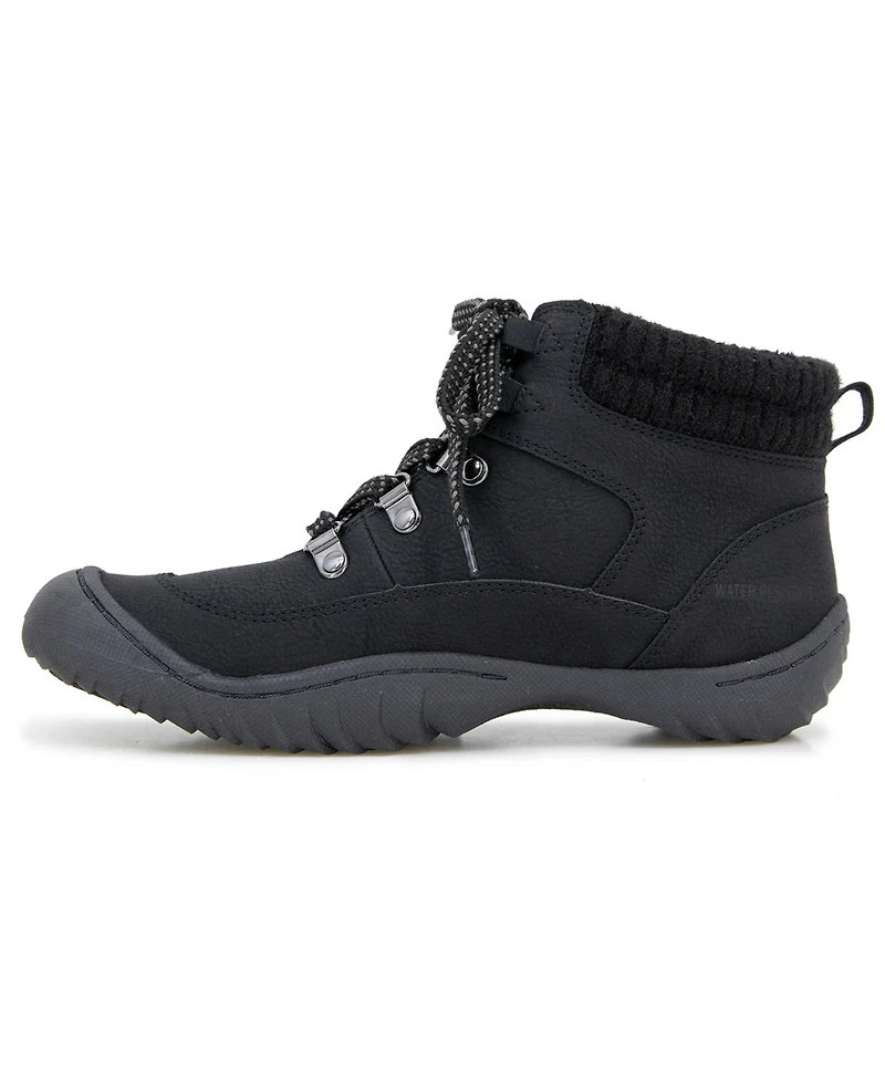 Jbu Women's Chai Water-Resistant Casual Lace-Up Booties