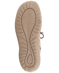 Jbu Women's Roxanne Water-Resistant Lace-Up Casual Booties