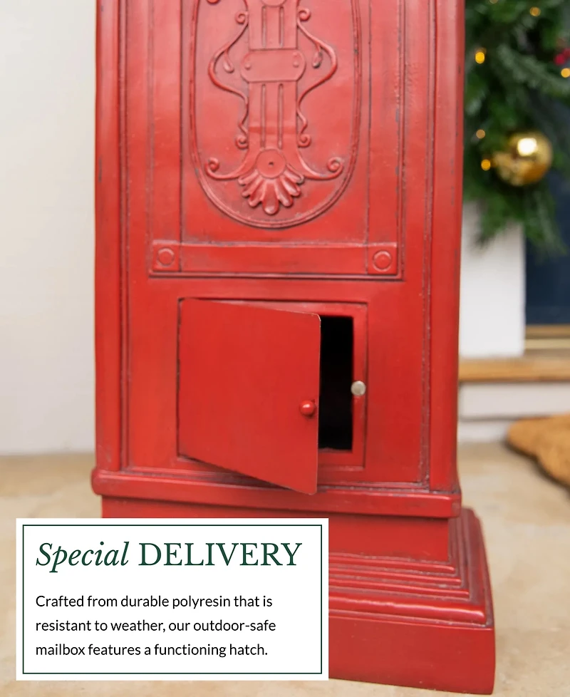 Balsam Hill 12.8" Outdoor Letters to Santa Mailbox