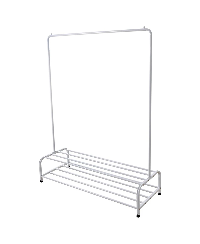 Streamdale Furniture Heavy Duty Metal Garment Rack with Shelf, 47.2