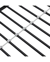 Streamdale Furniture Modern Space-Saving Stacked Metal Bed Frame, Noise-Free, Easy Assembly