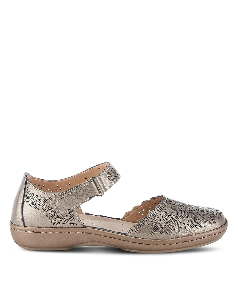Spring Step Women's Sabriye Mary Jane with Adjustable Leather Strap