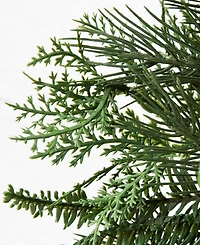 Balsam Hill 10 ft Outdoor Red Berry Pine Pre-Lit Garland