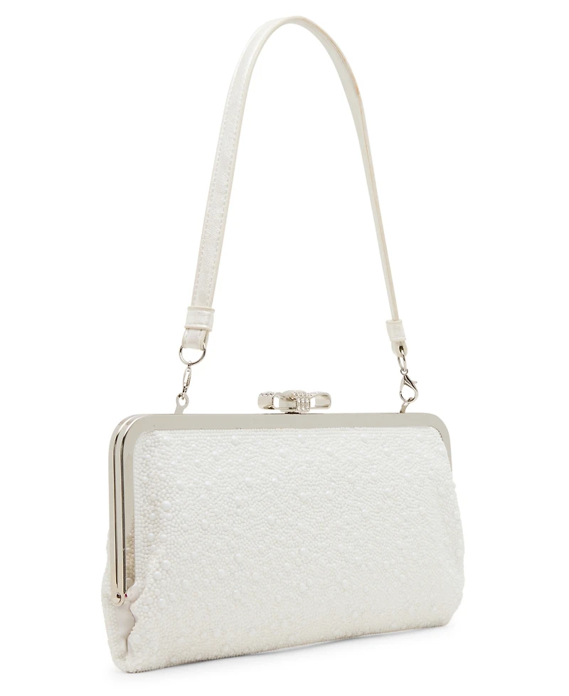 Betsey Johnson Imitation Pearl Small Shoulder Handbag