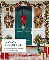 Balsam Hill 30" Merry and Bright Christmas Wreath