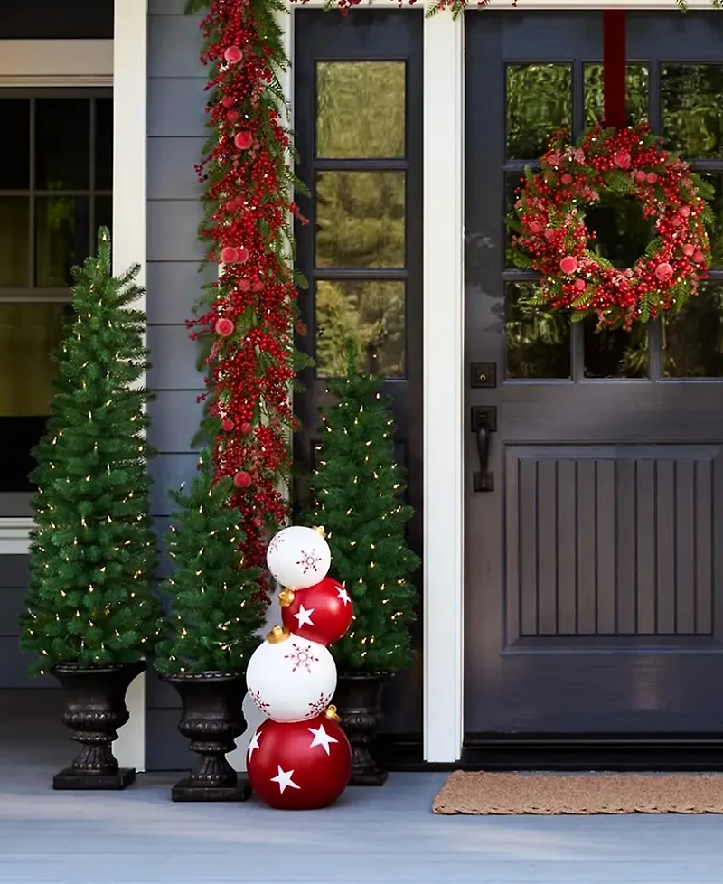 Balsam Hill Stacked 10.5" Christmas Ornaments