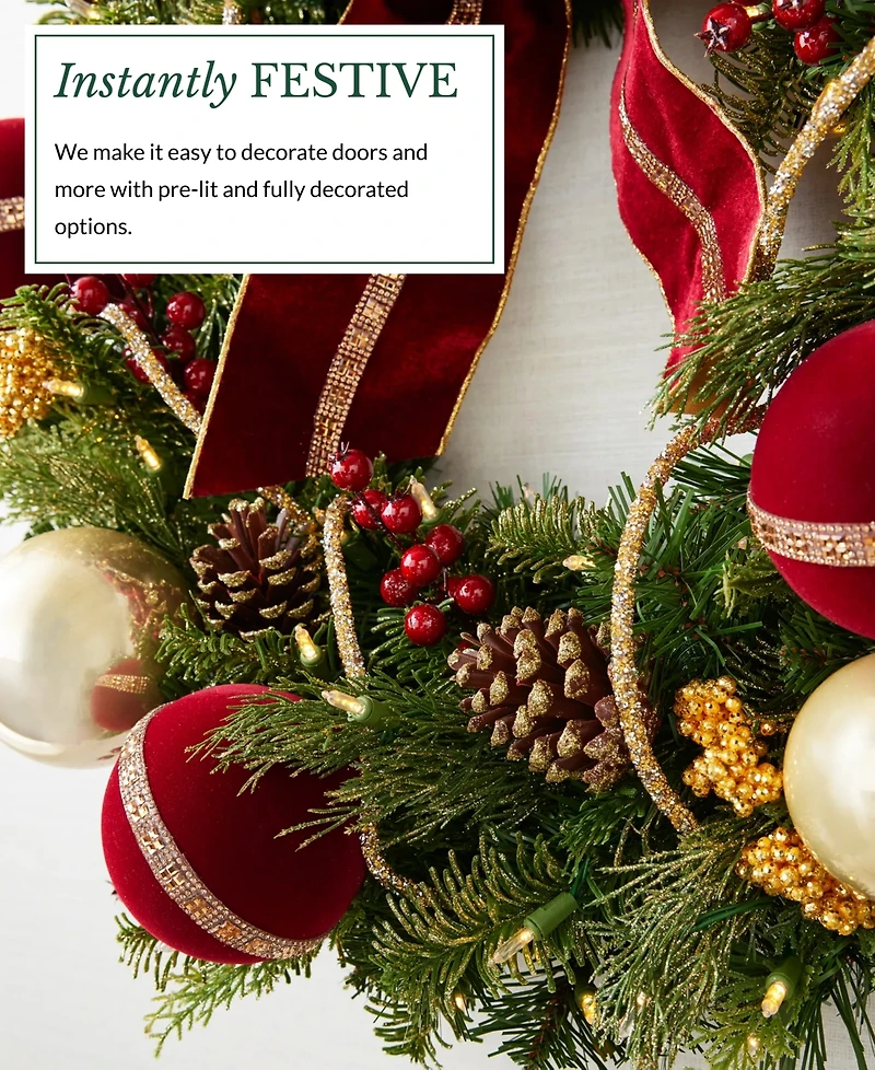 Balsam Hill Royal Heirloom 28" Wreath