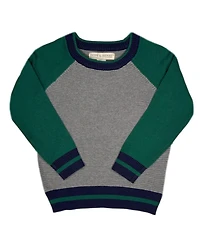 Hope & Henry Little and Big Boys' Organic Long Sleeve Raglan Sweater