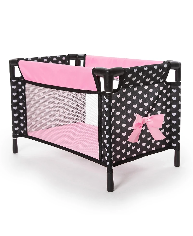 Bayer Design Travel 9-Piece Doll Accessory Set with Highchair, Ages 3+