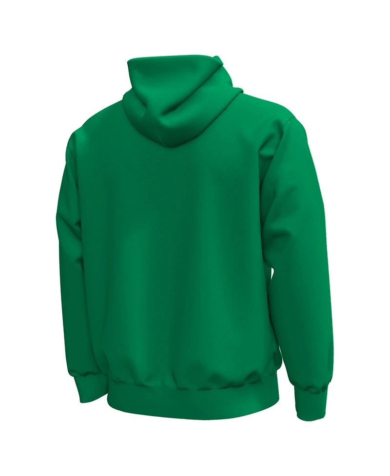 Under Armour Men's Notre Dame Fighting Irish Wear Green Icon Fleece Cotton-Blend Hoodie