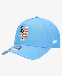 New Era Big Boys and Girls Light Blue New York Mets Celebrate America's 250th 9FORTY A-Frame Adjustable Hat