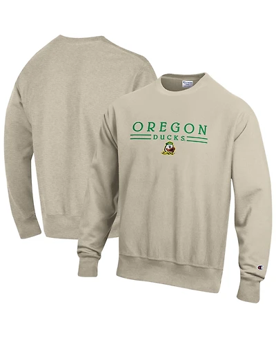 Champion Men's Oregon Ducks Reverse Weave Crewneck Heavyweight Fleece-Lined Sweatshirt