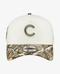New Era Men's Khaki/Realtree Camo Chicago Cubs 9FORTY A-Frame Adjustable Hat